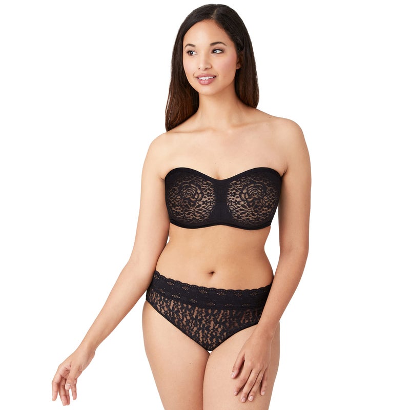 Wacoal Women's Halo Strapless Bra, 854205, Black, 36DDD - Image 2